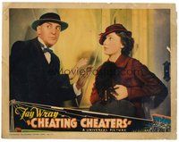 1x427 CHEATING CHEATERS LC '34 pretty Fay Wray is a master detective who poses as a jewel thief!