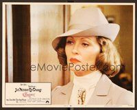 1x429 CHINATOWN LC #7 '74 Roman Polanski, head & shoulders close up of Faye Dunaway wearing hat!