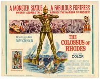 1x111 COLOSSUS OF RHODES TC '61 Sergio Leone's Il colosso di Rodi, mythological Greek giant!