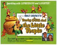 1x121 DARBY O'GILL & THE LITTLE PEOPLE TC R77 Disney, Sean Connery, leprechauns and laughter!