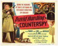 1x123 DAVID HARDING COUNTERSPY TC '50 cool image of Willard Parker with machine gun!