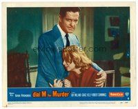 1x470 DIAL M FOR MURDER LC #8 '54 Alfred Hitchcock, c/u of Robert Cummings consoling Grace Kelly!