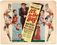 1x167 IT'S IN THE BAG TC R52 Fred Allen, Jack Benny, Don Ameche, Rudy Vallee, murder mystery!
