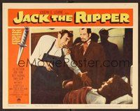 1x626 JACK THE RIPPER LC #6 '60 detective watches guy with knife & apron scare girl laying in bed!