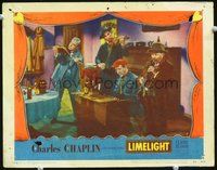 1x688 LIMELIGHT LC #7 '52 Charlie Chaplin, Nigel Bruce and others play in sad band!