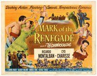 1x187 MARK OF THE RENEGADE TC '51 shirtless Ricardo Montalban w/sword, Cyd Charisse!