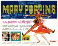 1x188 MARY POPPINS TC R80 Julie Andrews & Dick Van Dyke in Walt Disney's musical classic!