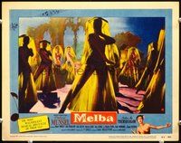1x745 MELBA LC #8 '53 Lewis Milestone directed musical, cool silhouette images of sexy dancers!