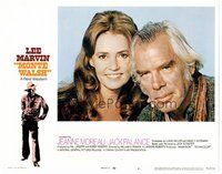 1x760 MONTE WALSH LC #6 '70 super close up of cowboy Lee Marvin & pretty Jeanne Moreau!