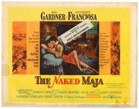 1x196 NAKED MAJA TC '59 art of sexy Ava Gardner & Tony Franciosa, brazen painting!