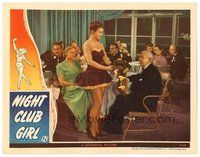1x789 NIGHT CLUB GIRL LC '44 Vivian Austin in skimpy outfit entertaining older guests!