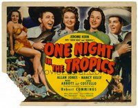 1x205 ONE NIGHT IN THE TROPICS TC '40 five stars pictured, but no Abbott & Costello!