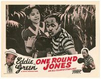 1x805 ONE ROUND JONES LC R46 African American boxing comedy with Eddie Green & Helen Lewis!