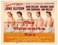 1x208 OPPOSITE SEX TC '56 sexy June Allyson, Joan Collins, Dolores Gray, Ann Sheridan, Ann Miller!