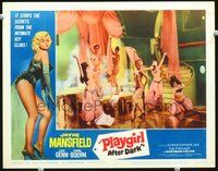 1x827 PLAYGIRL AFTER DARK LC #7 '62 great image of near-naked harem girls dancing!