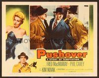 1x842 PUSHOVER LC '54 Fred MacMurray and another officer catch Paul Richards!
