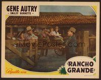 1x846 RANCHO GRANDE LC '40 Gene Autry & Mary Lee watch man sing & play guitar!