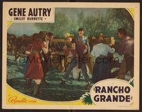 1x847 RANCHO GRANDE LC '40 Pals of the Golden West, Gene Autry helps wounded man!