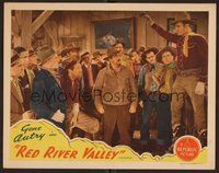1x852 RED RIVER VALLEY LC R44 heroic Gene Autry standing on chair!