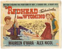 1x231 REDHEAD FROM WYOMING TC '53 sexy Maureen O'Hara had a weapon for every kind of man!