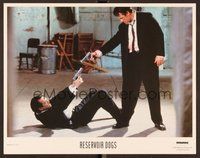 1x858 RESERVOIR DOGS LC '92 Tarantino, best c/u of Keitel & Buscemi pointing guns at each other!