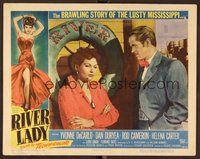 1x864 RIVER LADY LC #7 '48 Yvonne De Carlo, Dan Duryea, brawling story of the lusty Mississippi!