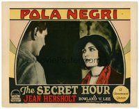 1x887 SECRET HOUR LC '28 great close up of pretty Pola Negri wearing a bonnet!