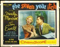 1x893 SEVEN YEAR ITCH LC #8 '55 Billy Wilder, Tom Ewell watches sexy Marilyn Monroe play piano!