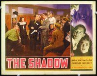 1x895 SHADOW LC '37 sexy young Rita Hayworth & crowd watch Charles Quigley catch the bad guy!!