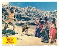 1x905 SINBAD & THE EYE OF THE TIGER LC #8 '77 Ray Harryhausen, top stars facing down giant!