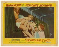 1x915 SOME LIKE IT HOT LC #4 '59 Tony Curtis tries to talk Jack Lemmon out of the upper berth!