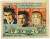 1x274 TARNISHED ANGELS TC '58 Faulkner, art of Rock Hudson, Robert Stack, & Dorothy Malone!