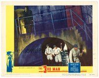 1x957 THIRD MAN LC #5 '49 frightened Orson Welles hides in sewer as police search for him!