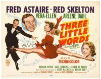 1x285 THREE LITTLE WORDS TC '50 Fred Astaire, Red Skelton & super sexy dancing Vera-Ellen!