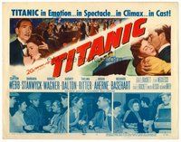 1x288 TITANIC TC '53 Clifton Webb & Barbara Stanwyck on the legendary ship!