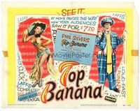 1x292 TOP BANANA TC '54 full-length wacky Phil Silvers & super sexy Judy Lynn in skimpy outfit!