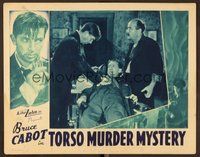 1x966 TORSO MURDER MYSTERY LC '40 British spy Bruce Cabot tries to get some answers!