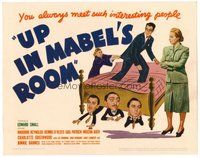 1x301 UP IN MABEL'S ROOM TC '44 wacky image of Marjorie Reynolds, Dennis O'Keefe & Gail Patrick!