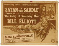 1x303 VALLEY OF VANISHING MEN chapter 11 TC '42 artwork of cowboy Wild Bill Elliot, serial!