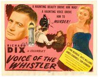1x306 VOICE OF THE WHISTLER TC '45 Richard Dix & Lynn Merrick are on a honeymoon for murder!