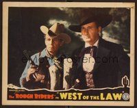 1x983 WEST OF THE LAW LC '42 cool image of Tim McCoy & Raymond Hatton!