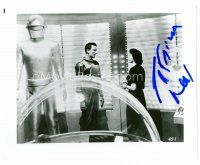 1y262 PATRICIA NEAL signed 8x10 REPRO still '90s with Rennie & Gort from Day the Earth Stood Still!