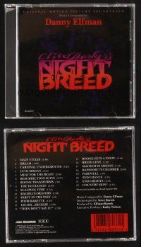 1y289 NIGHTBREED soundtrack CD '98 original motion picture score composed by Danny Elfman!