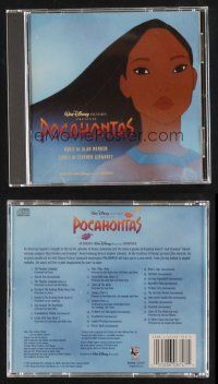 1y295 POCAHONTAS soundtrack CD '95 Disney, original score by Alan Menken & Stephen Schwartz!