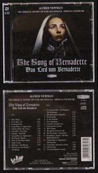 1y309 SONG OF BERNADETTE soundtrack CD '90s original motion picture score by Alfred Newman!