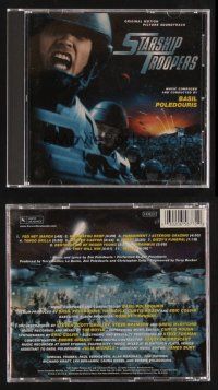 1y314 STARSHIP TROOPERS soundtrack CD '97 original score composed & conducted by Basil Poledouris!