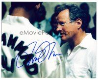 1y259 MICHAEL MANN signed color 8x10 REPRO still '02 c/u directing Will Smith on the set of Ali!