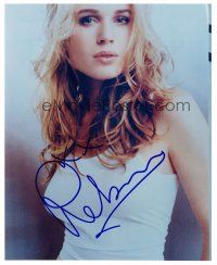 1y264 REBECCA ROMIJN signed color 8x10 REPRO still '07 close up of the super sexy actress!