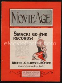 1y049 MOVIE AGE exhibitor magazine December 21, 1929 MGM is setting records this Christmas!