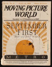 1y055 MOVING PICTURE WORLD exhibitor magazine July 12, 1919 includes 36-page Goldwyn preview!
